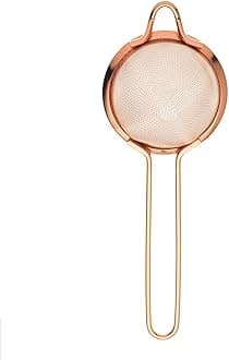 Barfly M37025CP Fine Mesh Cocktail Strainer, Copper Plated, Stainless Steel