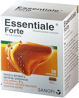Essentiale Forte 50 Capsules Liver Detox Cleanse Regeneration Health Support - Contains Soy Essential Phospholipids Non-GMO
