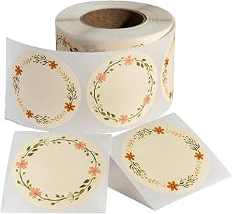 MONEST Waterproof & Oil Resistant Stickers for Jars & Lids | Pantry Labels | ...