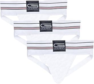 GOLBERG Athletic Supporter - Naturally Contoured Waistband - 3 Packs of Multiple Colors