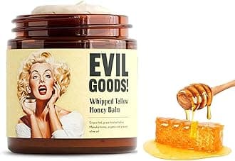 Whipped Beef Tallow and Honey Balm,Tallow Honey Balm,Tallow Face Moisturizer,Grass Fed Grass Finished Face Cream,Hydrates and Nourishes the Skin (1)