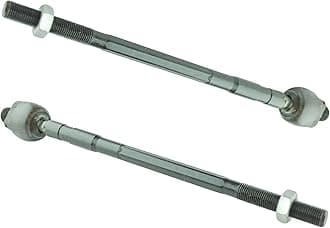 TRQ Front Inner Tie Rod Set 2 Piece Compatible with 1993-1997 Ford Probe 93-02 Mazda 626 93-97 MX-6