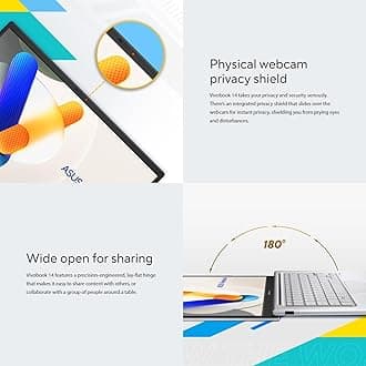 ASUS VivoBook Laptop | Intel 13th Generation 6 Core Processor Up to 4.5GHz (Beat i7-1195G7) | 24GB RAM | 512GB PCIe SSD | 14" FHD Display | Bluetooth | HDMI | Thin & Light | Windows 11