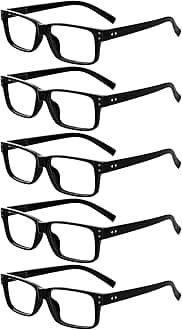 Eyekepper Vintage Reading Glasses for Men - 5 Pack Spring Hinges Classic Readers