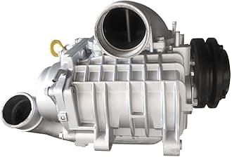 Universal Supercharger Compressor Blower Booster Turbocharger, Car Roots Supercharger Aluminum Turbine SC14 2.0-3.5L For Car SUV Engine Modification Supercharger Cherokee Roots Supercharger