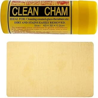 Dotted Premium Super Absorbent PVA Chamois | Leather Towel for Car, Office, Home Cleaning | Super Absorption Chamois Capacity of 250 Ml Water (1, 43x32 Small)