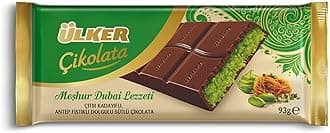 – Elit Premium Dubai Chocolate Bar Pistachio Kataifi – Viral Dubai Chocolate Milk Chocolate Filled Pistachio Cream with Kadayif 1 pack 90 gr by TOM UK