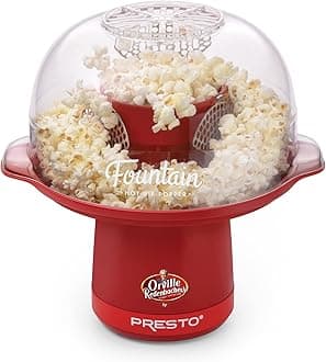 04868 Orville Redenbacher's Fountain Hot Air Popper, 20-Cups, Red