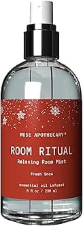 Muse Apothecary Room Ritual - Room Spray, Aromatic and Relaxing Room Mist, Air Freshener Spray, Infused with Natural Aromatherapy Essential Oils - 8 oz, Fresh Snow