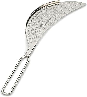 RSVP InternationalEndurance Collection Pierced Crescent Pot Strainer, 14x75x2x75", 18/8 Stainless Steel