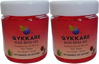 Aloe Rose Gel for skin hydration & youthful glowing skin 100gm × 2