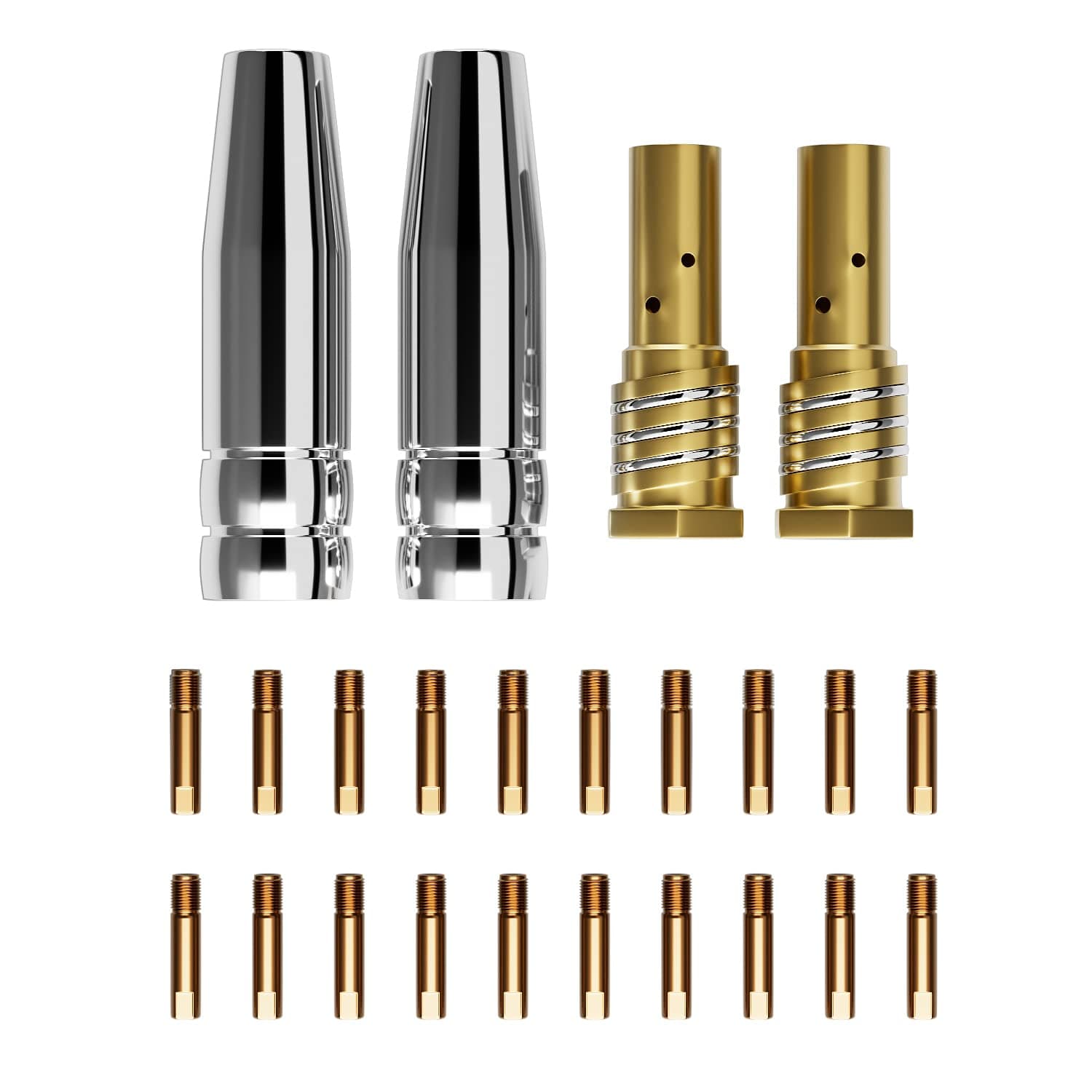 GZ GUOZHIMIG Welding Gun Accessory Kit .035" Tip-Nozzle-Diffuser for GZ GUOZHI MIG-200P MIG-140