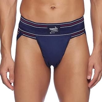 Athletic Wolf Stretchable Supporter Jockstraps with Cup Pocket, Ideal for Workout and Sports Quick Dry Moisture Wicking Underwear