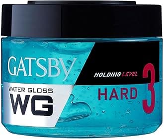 Leather Water Gloss - Hard, Wet Look Hair Gel, Shine Effect, Long Lasting Hold, Non Sticky, Easy Wash Off, Holding Level 3, 300gm