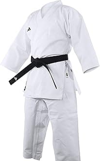 Adidas WKF Club Karate Gi for Men, Women & Kids Perfect for Training and Sparring Durable Polycotton Martial Arts Uniform with Elasticated Waistband and Breathable Mesh Feature