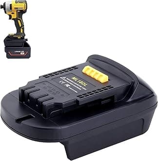 ML18DL Battery Adapter Compatible with Dewalt 20V Cordless Tools, Adapter Compatible with Mil-Waukee 18V M-18 Battery to Replacement for Dewalt 20V Max Lithium Batteries