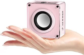 LENRUE Mini Bluetooth Speaker,Wireless Portable Speakers,5W Small Speaker with Clear Sound,Support TWS/TF Card,Lanyard Design for Hiking, Biking, Trip, Gift for Women/Boys/Girls/Teenagers