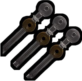 5.5 Inch Glass Pipe Oil Burner Clear Thick Glass Oil Pipe (3 Pcs)