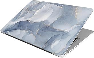 ST CO ANCIARY Laptop Skin Stickers Bubble-Free HD Quality Sticker for Laptops Upto 15.6" Compatible with Apple/Dell/HP/Lenovo/Acer/Asus/Sony (Dustproof|Waterproof|Scratchproof|Reusable) - Navy MARBLE1