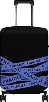 HYPER VENTURE Washable Luggage Cover - Fashion Suitcase Protector Fits 31-32 Inch Luggage (Fragile, XL)
