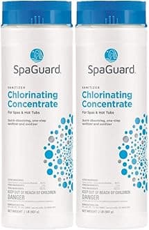 Spa Chlorinating Concentrate, 2 lb, Pack of 2, Advanced Spa Water Treatment for Hot Tubs and Spas, Quick Dissolving Oxidizer