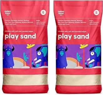 LEAP Horse 2 x Children's Play Pit Sand 25KG Bag, Non Toxic, Non Staining