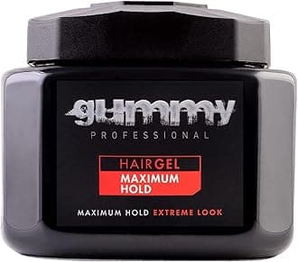 Gummy Hair Gel Maximum Hold Extreme Look 23.5 Ounce (700ml) (3 Pack)