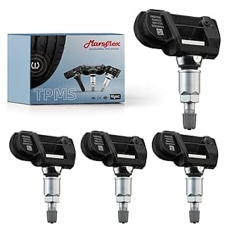 TPMS Sensor Compatible for Mercedes Benz SMART AMG Freightliner Sprinter 433MHz 4pcs, Programmed Tire Pressure Monitoring System Replaces# A0009050030 9050030 A0009057200 9057200