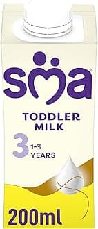 SMA PRO Growing-Up Baby Milk - 1-3 Years | Ready to Use Liquid Formula Milk 200 ml (Pack of 12)