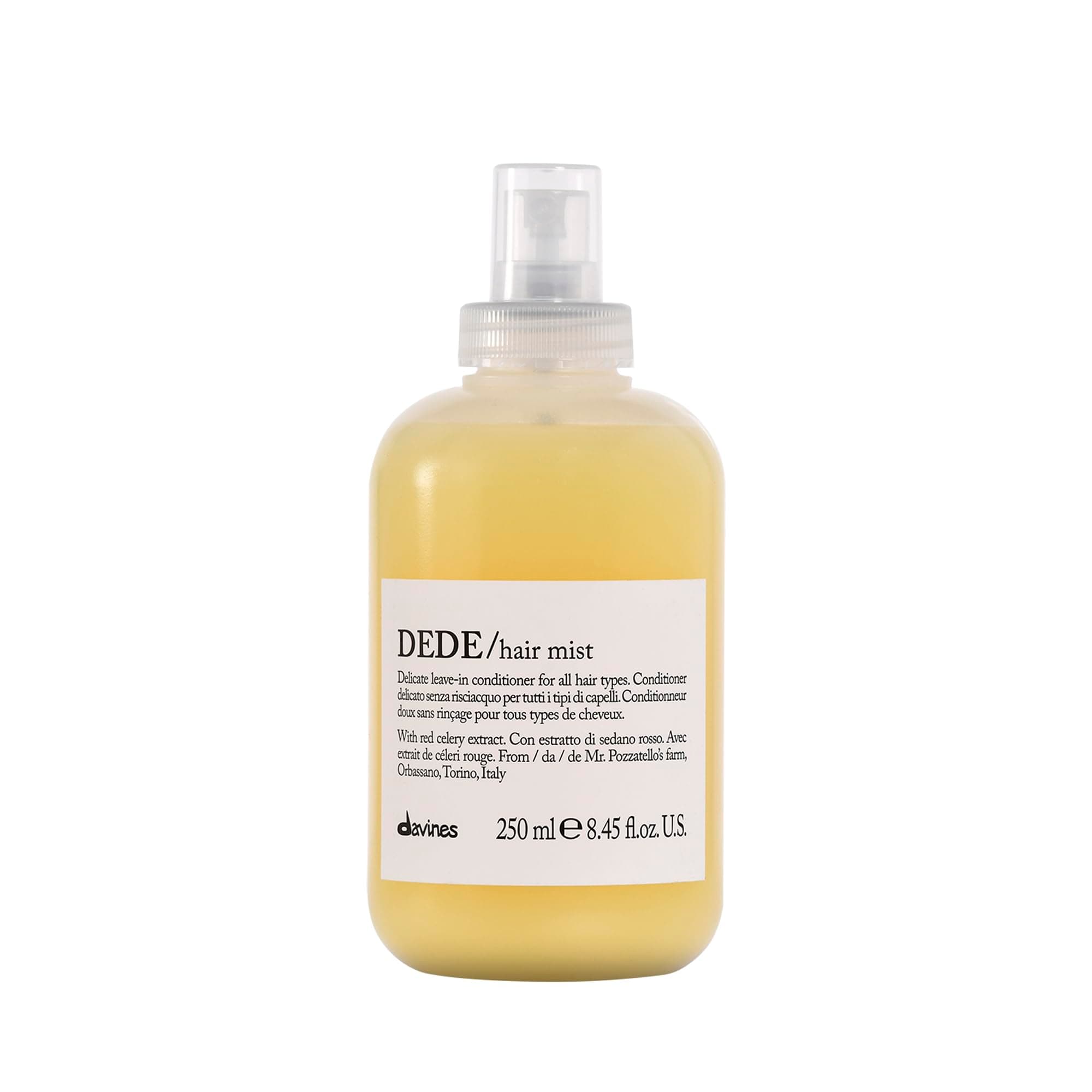 DEDE Hair Mist, Lightweight Leave-In Conditioner, Moisturize While Adding Shine, Adds Combability To Fine Hair, 8.45 Fl. Oz.