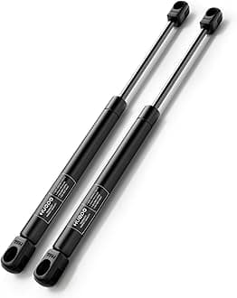 HUOPO 20 inch 80 lb/356N Gas Strut ML3480 Lift Supports Spring Shocks for Tonneau Cover Camper RV Bed Basement Storage Door Hatch Boat Lid Tool Box Custom Window Tanning Bed Replacement Part, Set of 2
