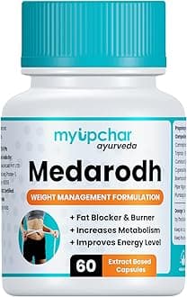 - Medarodh Ayurvedic Fat Burner Capsules | With Guggulu, Triphala & Chitrak | Supports Metabolism, Fat Loss & Digestion | For Men & Women | 60 Veg Capsules