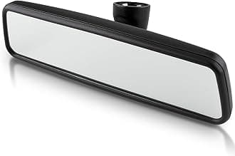 GoaMotors Black Rear View Interior Mirror Compatible with VW Golf MK4/MK5/MK6 Jetta Passat B5 Bora Rearview Mirror, Replace 18D 857 511, 3C0857511, 3B0857511H, 3B0857511G, for Jetta Rear View