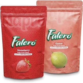 Fruit Chews, 175 gm, 50 Fruit Chews(Pack of 2) (Strawberry & Guava)