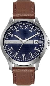 Armani Exchange Men's Three-Hand Date, Stainless Steel Watch, 46mm case size