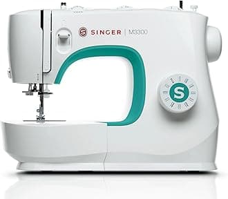M3300 Lightweight & Portable Sewing Machine With 97 Stitch Applications, LED Light & 1-step Buttonhole | Used for Mending and Sewing