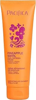 Pineapple Swirl Curl Defining Cream – Bounce, Frizz Control & Curl Enhancer Styling Cream for Curly Hair & Wavy Hair – Coconut Oil & Hyaluronic Acid For No-Crunch Hold – Cruelty-Free – 4-oz | for Curly Hair, 4 oz, Frizz Control, Curl Enhancer, Styling Cream