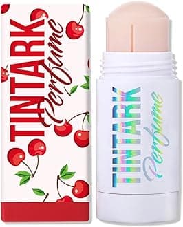 TintarkSolid Perfume Stick, MERRY CHERRY, Portable Perfumes for Women, Girl's Fragrances Travel Size, Lightly Scented, Vegan Natural & Safe Ingredients, Long Lasting (03 MERRY CHERRY)