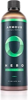 Armour Detail Supply HERO Rinseless Car Wash - Eco-Friendly Alternative to Soap Car Washes, Safe on all Vehicles, Deep Cleaning - 16 Oz
