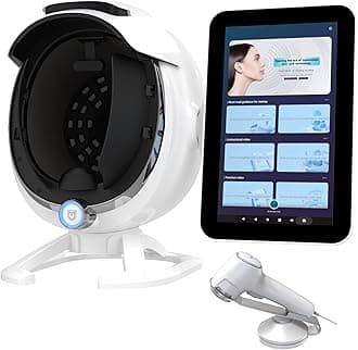 Skin Analysis Machine Professional Facial – 15.6 inches Scanner for Pores, Acne, Hydration; with Cloud Storage for Estheticians & Spas; 8-Spectrum Imaging; Multi-Language