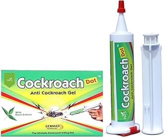 - Cockroach Dot | Anti Cockroach gel with Neem extract(40gram) | Roach control | gel Bait with Easy to Use Injection