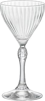 Bormioli Rocco America '20s 4.75 oz. Nick & Nora Martini Glasses, Clear, Set of 4