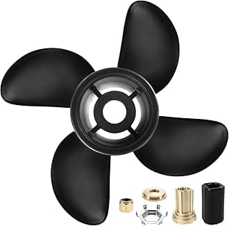 VIF Boat Propeller Compatible with Mercury Mercruiser Alpha One/Bravo One Outboard Motors 135HP 150HP 175HP 200HP 225HP 250HP 300HP, 2&4-Stroke, Aluminum Propellers,15 Spline Tooth, Rh