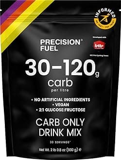 Carb Only Drink Mix - Natural Energy & Carbohydrate Powder, Mild Citrus Flavor, Up to 120g Carbs/Litre, Vegan - Ideal for Pro Cycling & High-Intensity Sports (1-pack)
