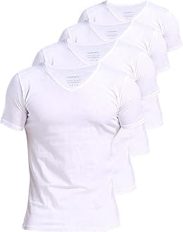 – Men's 4 or 6-Pack Undershirts 100% Cotton Comfy V-Neck T-Shirts