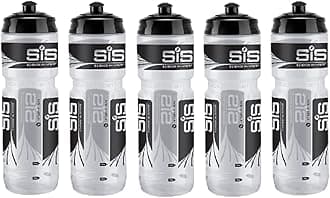 2022 SIS 800ml Sports Fitness Running Cycling Water Bottle (Qty5, Clear)