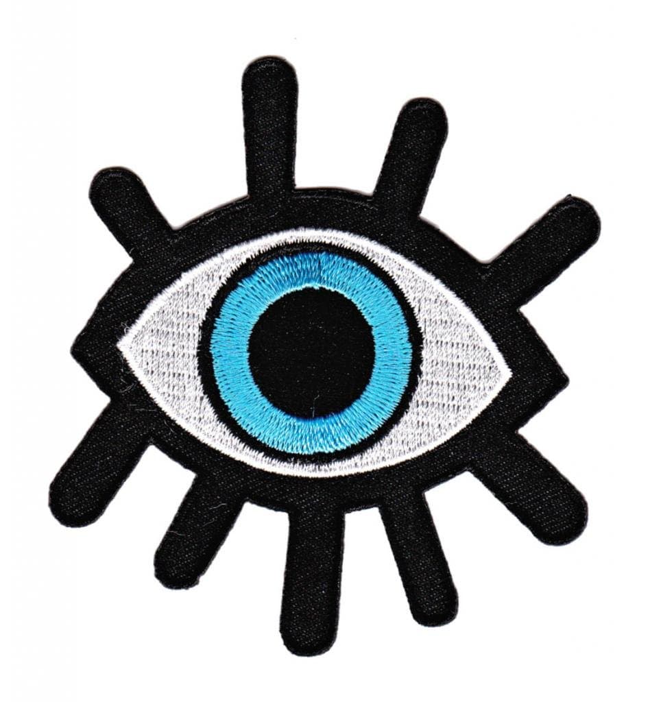 Blue Eye Patch Iron-On Patch, Applique