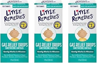 Gas Relief Drops, Natural Berry Flavor, Safe for Newborns 1.0 Fl Oz (Pack of 3)