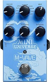 M-VAVE Guitar Pedal Reverb Innovation Unique Sound 9 Reverb Effects Universe Pedals Pure Digital