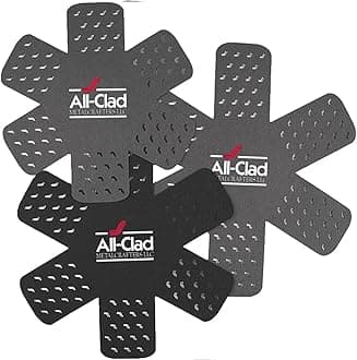 Textiles All-Clad Textiles, 3-Piece Set Cookware Protectors, Black/Grey, 3 Count